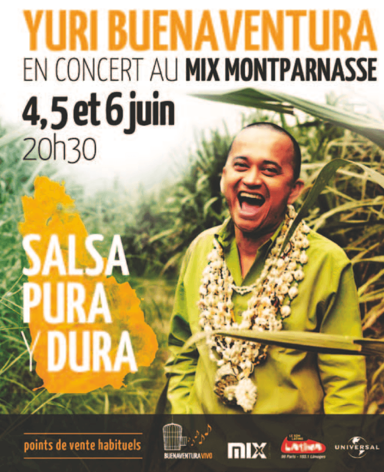 [Concert] Yuri Buenaventura au Mix Montparnasse - Tienda Esquipulas