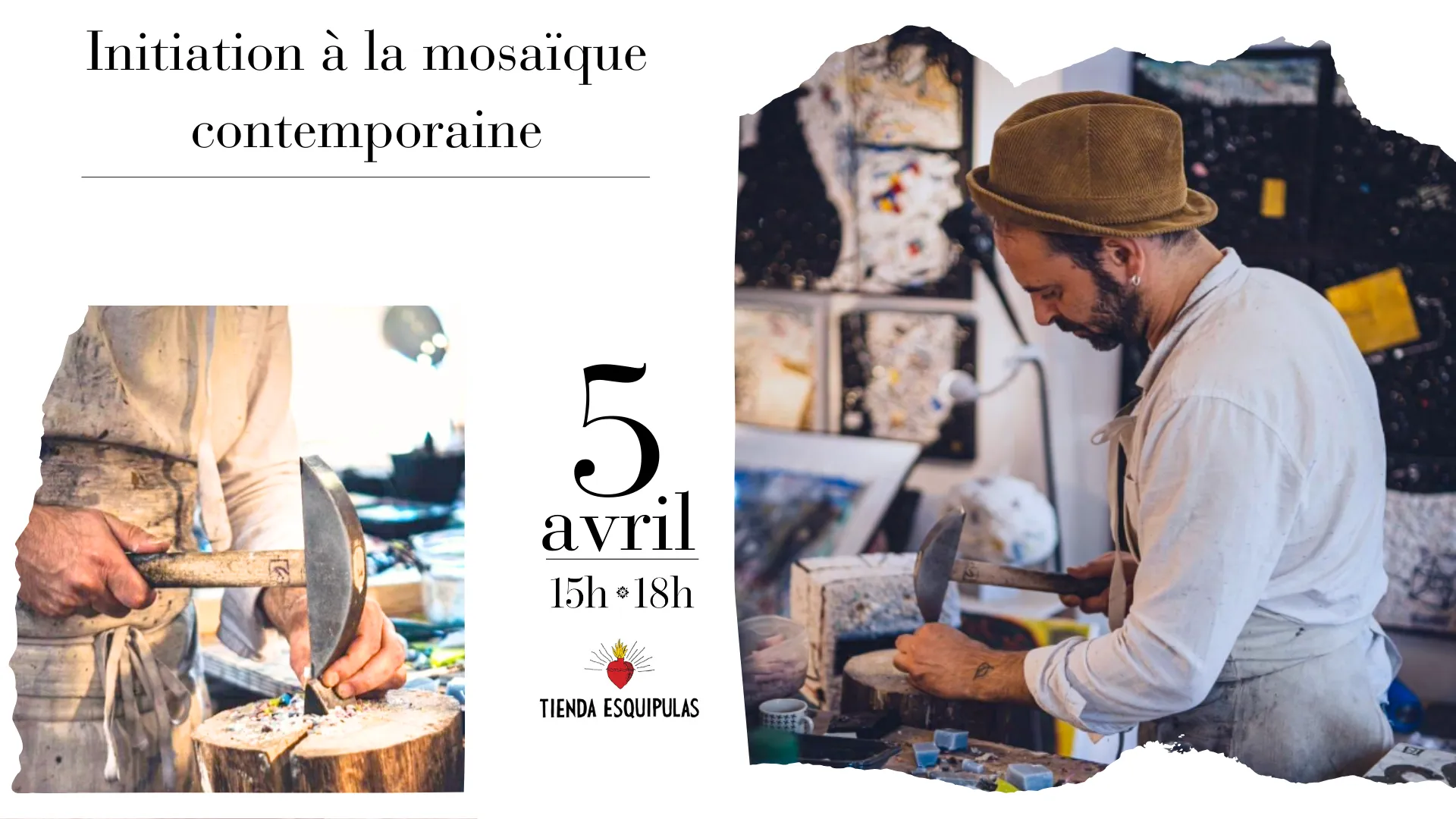 Initiation à la mosaïque contemporaine (Atelier) - Tienda Esquipulas